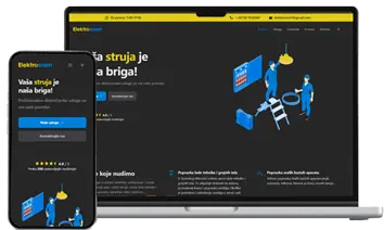 Elektrosrem - web project by Thunderwave Digital