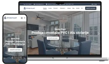Šticko Plast - web project by Thunderwave Digital