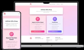 Infinite Gifts Shop — Web shop & Application